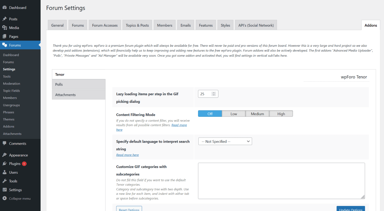 WpForo Tenor GIFs Integration GVectors Team WpForo Tenor GIFs Integration GVectors Team