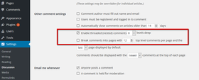 wpDiscuz threaded comments