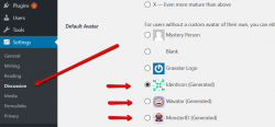 wpDiscuz comment auhor avatars