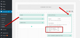 wpDiscuz disable captcha