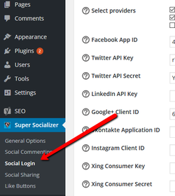 wpDiscuz to SuperSocializer Setting Button