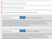 wp foro addon activations